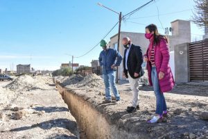 SASTRE SUPERVISÓ LA FINALIZACIÓN DE LA OBRA DE DESAGÜE CLOACAL DEL BARRIO FONTANA 