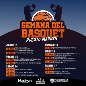 SE VIENE LA EDICIÓN VIRTUAL DE LA SEMANA DEL BÁSQUET EN PUERTO MADRYN