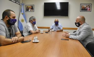 SASTRE MANTUVO UN ENCUENTRO CON EL TITULAR DEL SITRAVICH