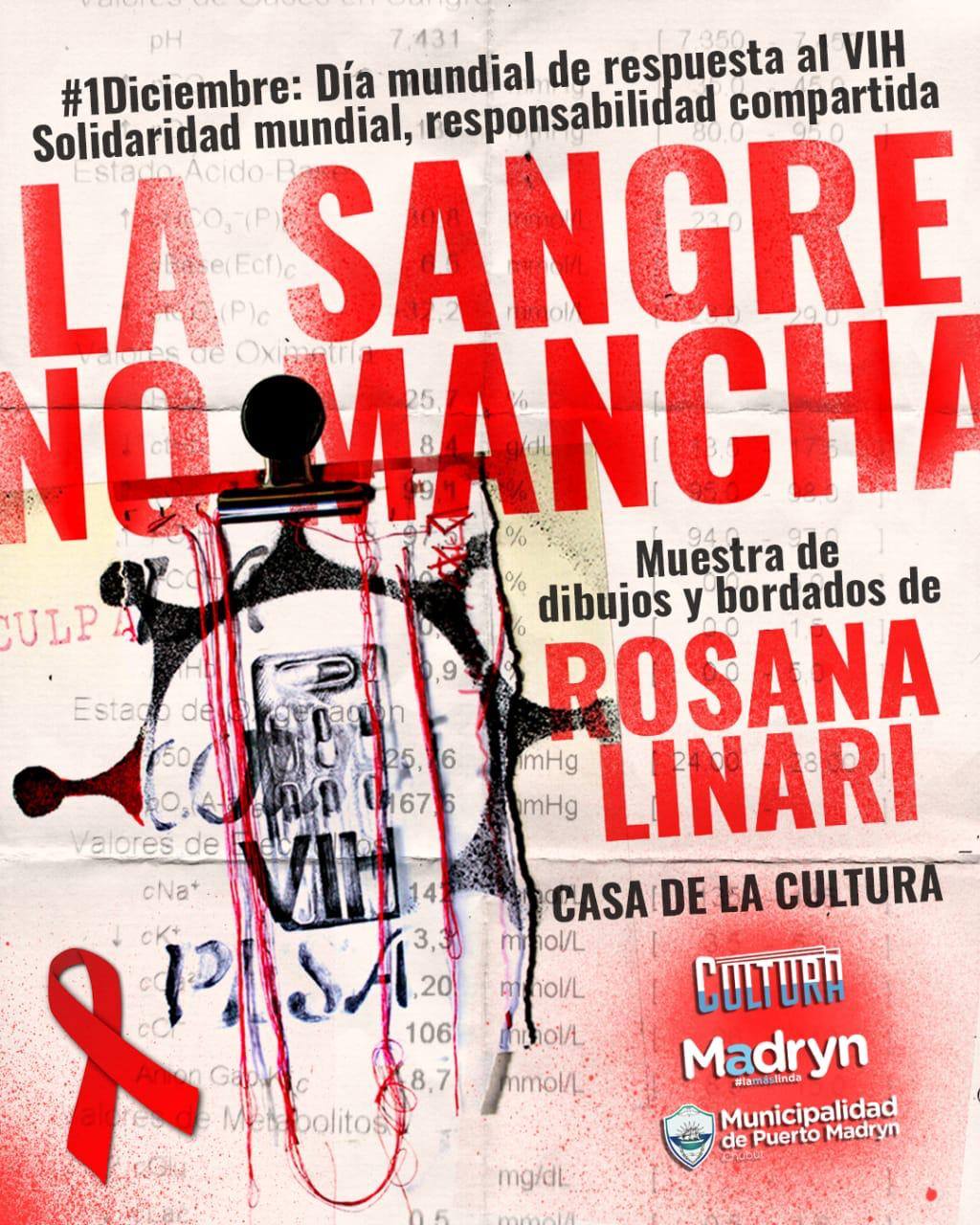 HABRÁ UNA MUESTRA ARTÍSTICA POR EL DÍA MUNDIAL DE LA LUCHA CONTRA EL VIH/SIDA