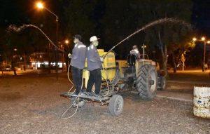 CONTINÚA EL CRONOGRAMA DE FUMIGACIONES EN DISTINTOS SECTORES DE PUERTO MADRYN