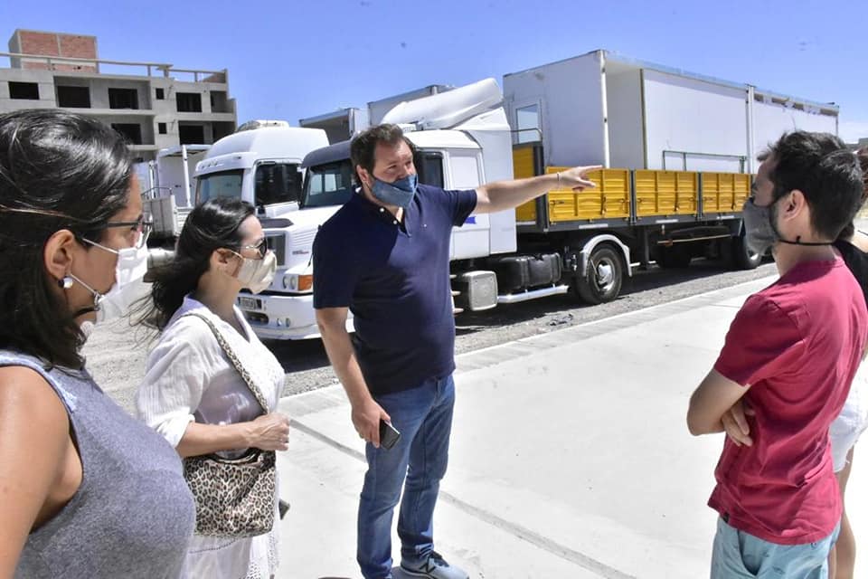 SASTRE DESTACÓ LOS AVANCES EN LA CONSTRUCCIÓN DEL HOSPITAL MODULAR