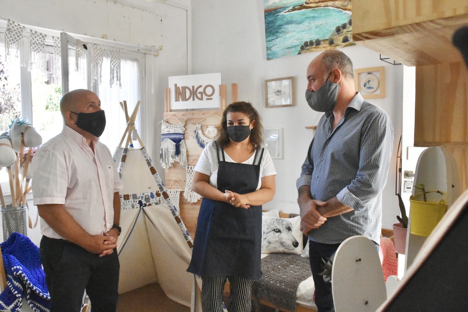 SASTRE VISITÓ “LA CASA SHOWROOM”