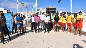 SASTRE ENTREGÓ NUEVA SEÑALÉTICA ACORDE AL PROTOCOLO DE PLAYA