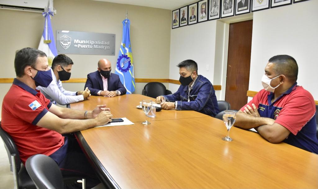 SASTRE RATIFICÓ EL COMPROMISO DEL MUNICIPIO CON LOS BOMBEROS VOLUNTARIOS DE MADRYN