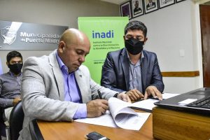 SASTRE COORDINÓ ACCIONES CONJUNTAS PARA EL FORTALECIMIENTO DEL INADI EN MADRYN