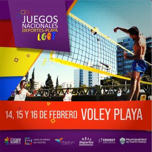 EL DOMINGO COMIENZAN LOS JUEGOS NACIONALES DE PLAYA LGBT+ EN PUERTO MADRYN