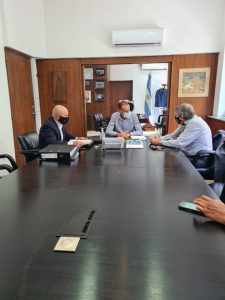 SASTRE SE REUNIÓ CON AUTORIDADES DE VIALIDAD NACIONAL Y CONFIRMÓ OBRAS PARA EL INGRESO A MADRYN