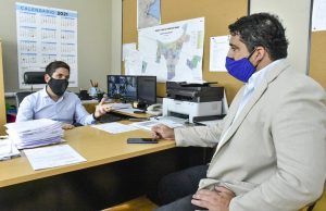 GESTIONES CONJUNTAS CON EL MUNICIPIO DE RAWSON, POR LA PAVIMENTACIÓN DE LA RUTA 1