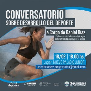 HABRÁ UN CONVERSATORIO SOBRE DESARROLLO DEPORTIVO