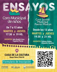 ABRE LA INSCRIPCIÓN PARA LOS COROS DE NIÑOS Y JÓVENES DE LA MUNICIPALIDAD