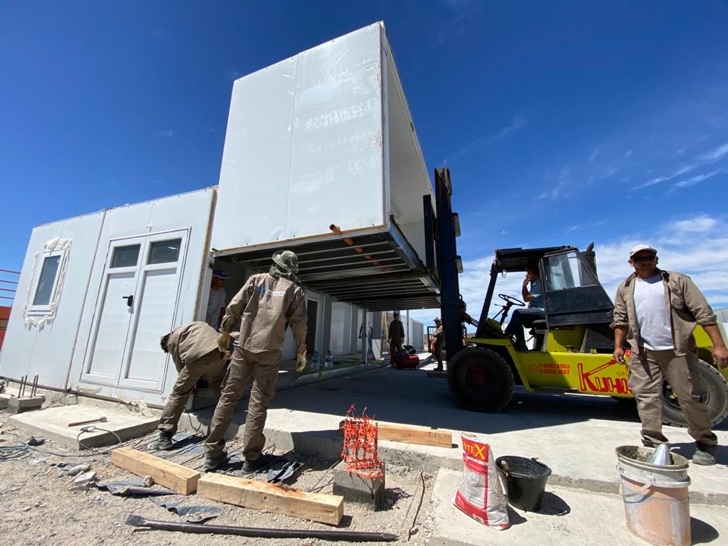 SASTRE PONE EN FUNCIONAMIENTO EL HOSPITAL MODULAR DE PUERTO MADRYN