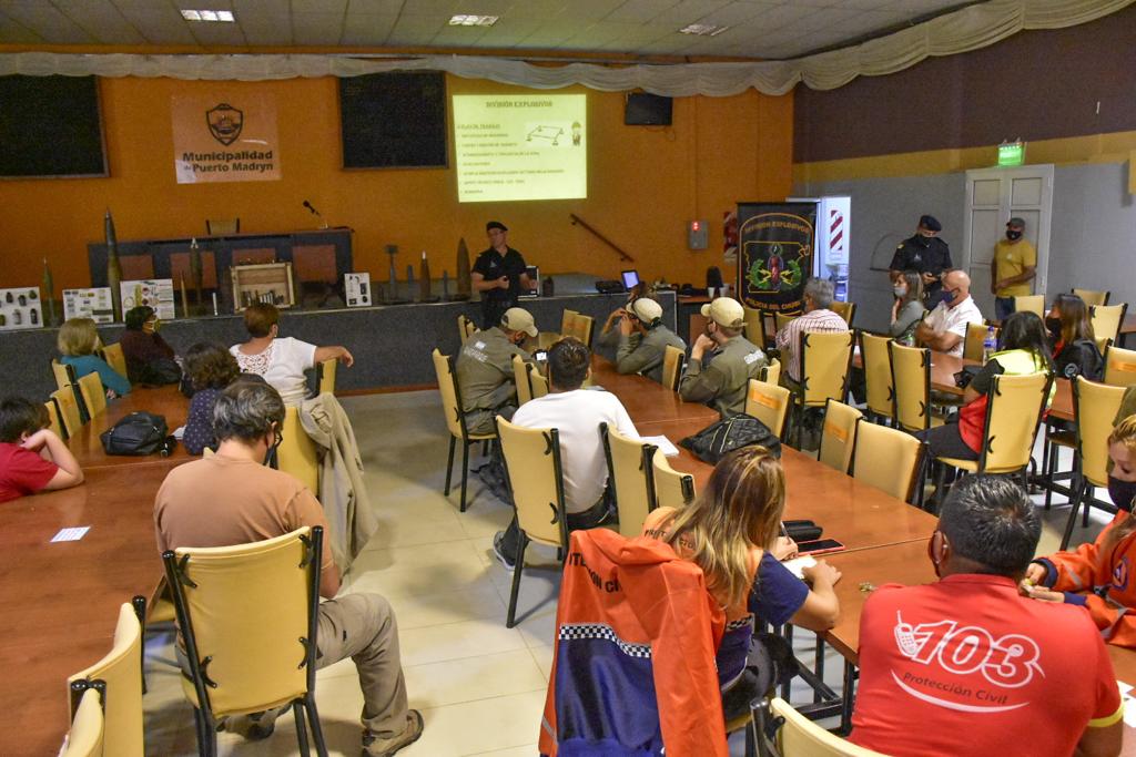 JORNADA PREVENTIVA ANTE HALLAZGO DE MATERIAL EXPLOSIVO