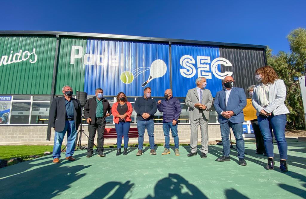 EL VICEGOBERNADOR Y EL INTENDENTE ESTUVIERON EN LA INAUGURACIÓN DE LAS NUEVAS INSTALACIONES EN EL PREDIO DEL SEC