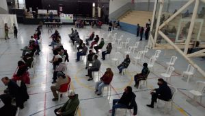 VACUNARON A INTEGRANTES DE ORGANIZACIONES QUE TRABAJAN EN DISCAPACIDAD