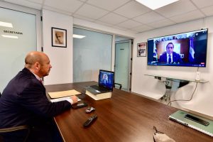 EL VICEGOBERNADOR Y EL INTENDENTE CELEBRARON LA PRIMERA LLEGADA DE LANGOSTINOS MADRYNENSES A BRASIL TRAS OCHO AÑOS
