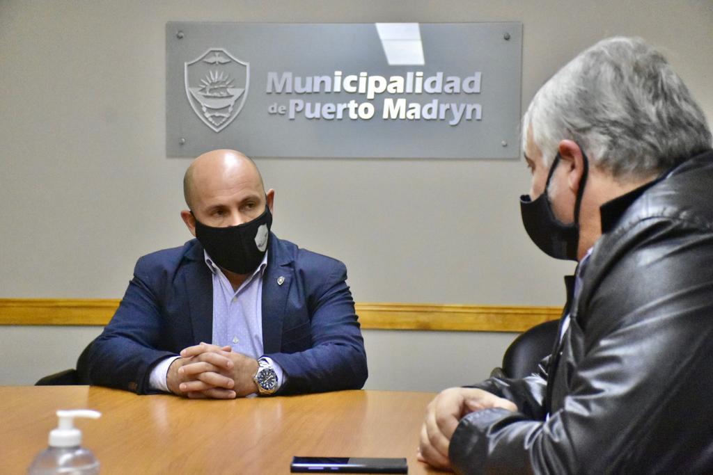 SASTRE COORDINÓ ACCIONES CONJUNTAS CON PROVINCIA PARA MEJORAR LA CONECTIVIDAD EN MADRYN