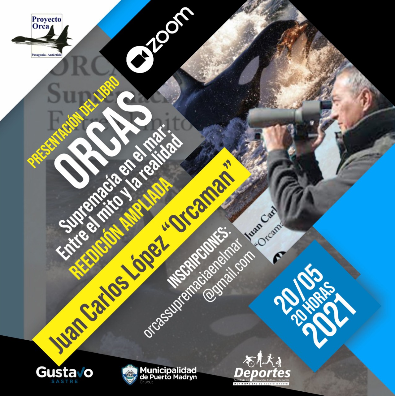 PRESENTAN LA REEDICIÓN DEL LIBRO “ORCAS. SUPREMACÍA EN EL MAR: ENTRE EL MITO Y LA REALIDAD”