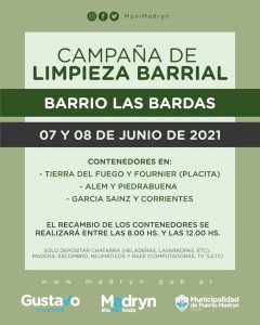 LLEGA LA CAMPAÑA DE LIMPIEZA A LOS BARRIOS LAS BARDAS Y COMERCIO