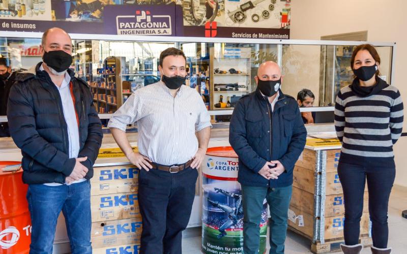 SASTRE RECORRIÓ LA EMPRESA PATAGONIA INGENIERÍA Y PIDIÓ SEGUIR FORTALECIENDO LA INDUSTRIA LOCAL