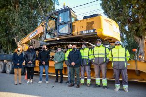 SASTRE PRESENTÓ MAQUINARIA POR UNOS 50 MILLONES DE PESOS PARA FORTALECER LA LIMPIEZA DE MADRYN