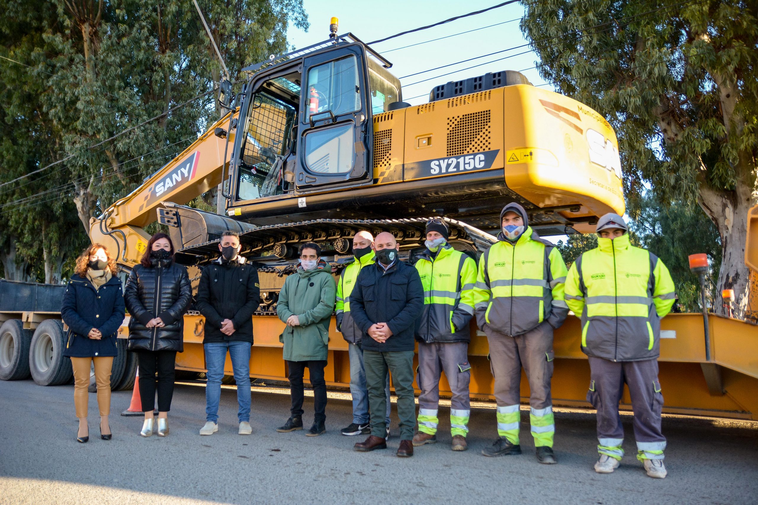 SASTRE PRESENTÓ MAQUINARIA POR UNOS 50 MILLONES DE PESOS PARA FORTALECER LA LIMPIEZA DE MADRYN