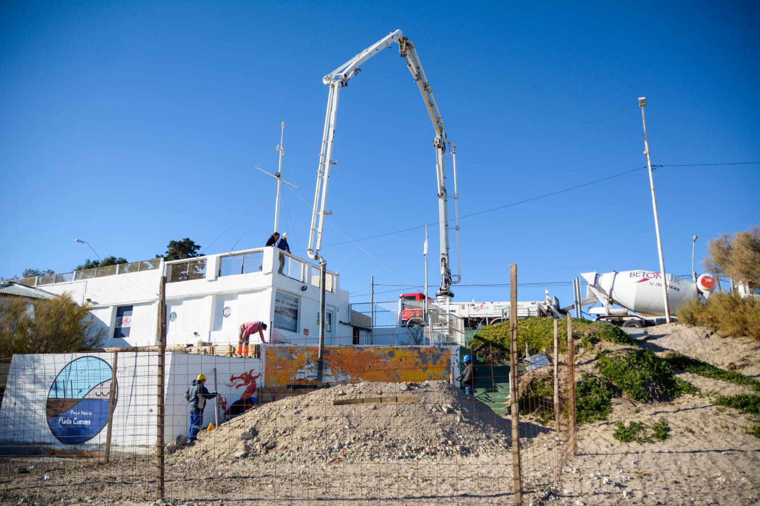 AVANZAN LAS OBRAS DE REFACCIÓN EN EL MUSEO DEL DESEMBARCO