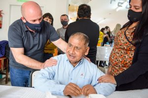 SASTRE VISITÓ EL HOGAR DE ADULTOS MAYORES “HEBRAS DE PLATA”, EN EL MARCO DE SU 39° ANIVERSARIO