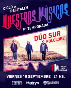 EL CICLO DE RECITALES “NUESTROS MÚSICOS” CONTINÚA ESTE VIERNES 10
