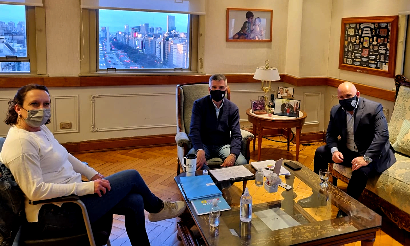 SASTRE SE REUNIÓ EN BUENOS AIRES CON EL MINISTRO DE DESARROLLO SOCIAL Y ANUNCIÓ PROGRAMAS PARA JÓVENES