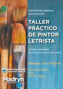 TALLER PRÁCTICO DE PINTOR LETRISTA