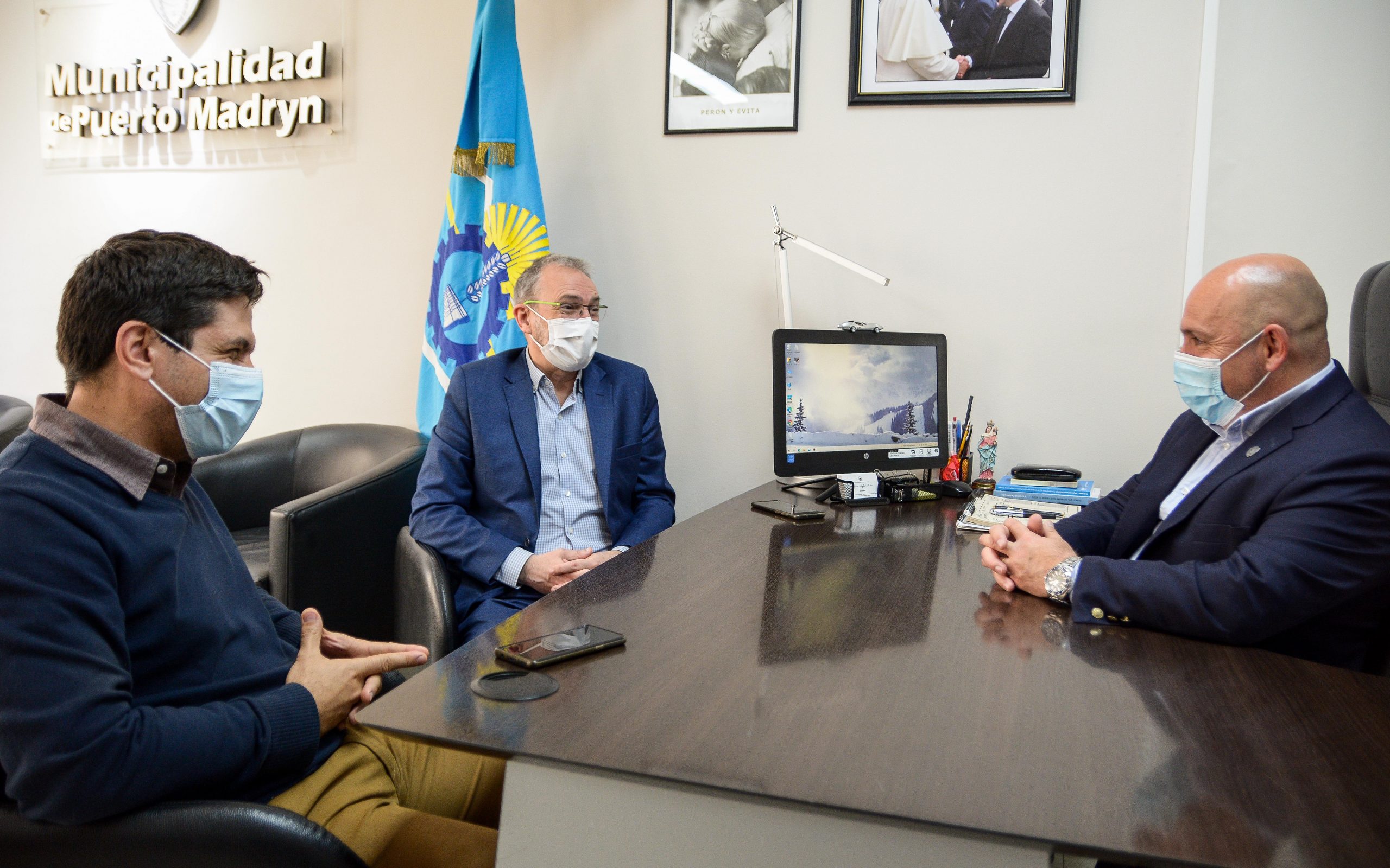 SASTRE SE REUNIÓ CON PURATICH PARA DEFINIR LA SITUACIÓN EPIDEMIOLÓGICA DE LA CIUDAD, ADHIRIENDO A LAS MEDIDAS NACIONALES