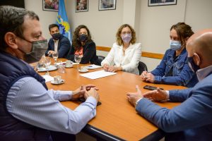 EL INTENDENTE RECIBIÓ A LA SUBSECRETARIA DE ASUNTOS PARLAMENTARIOS DE LA NACIÓN