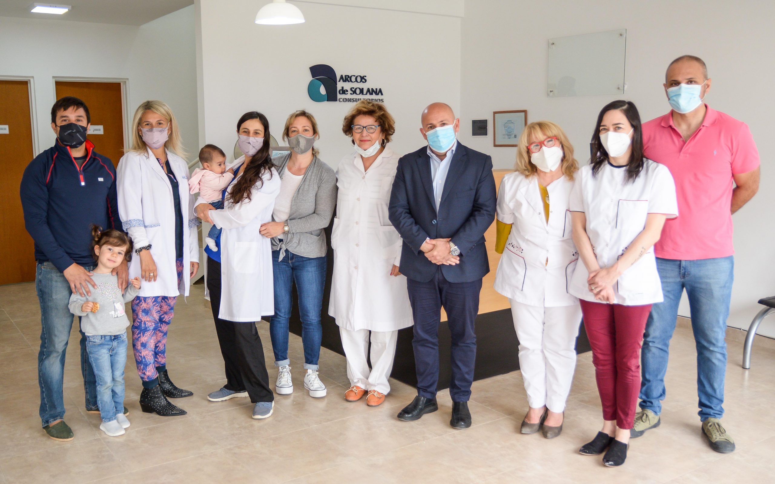 SASTRE RECORRIÓ LOS NUEVOS CONSULTORIOS DE ARCOS DE SOLANA
