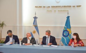 SASTRE FIRMÓ CONTRATOS PARA LA EJECUCIÓN DE CUATRO OBRAS POR UN MONTO CERCANO A 250 MILLONES DE PESOS
