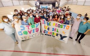 EL INTENDENTE RECONOCIÓ NUEVAMENTE A QUIENES TRABAJAN EN EL VACUNATORIO CONTRA EL COVID-19
