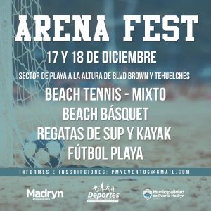 ARENA FEST: CONVOCATORIA PARA CARROS GASTRONÓMICOS