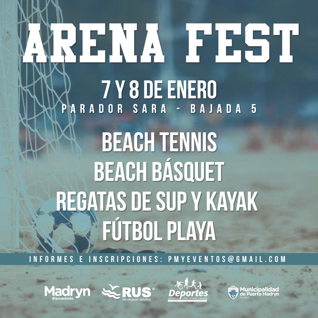LA COSTA MADRYNENSE RECIBE EL FIN DE SEMANA EL ARENA FEST