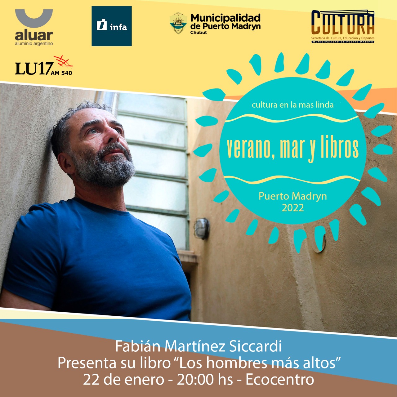 SICCARDI LLEGA AL CICLO “VERANO, MAR Y LIBROS”