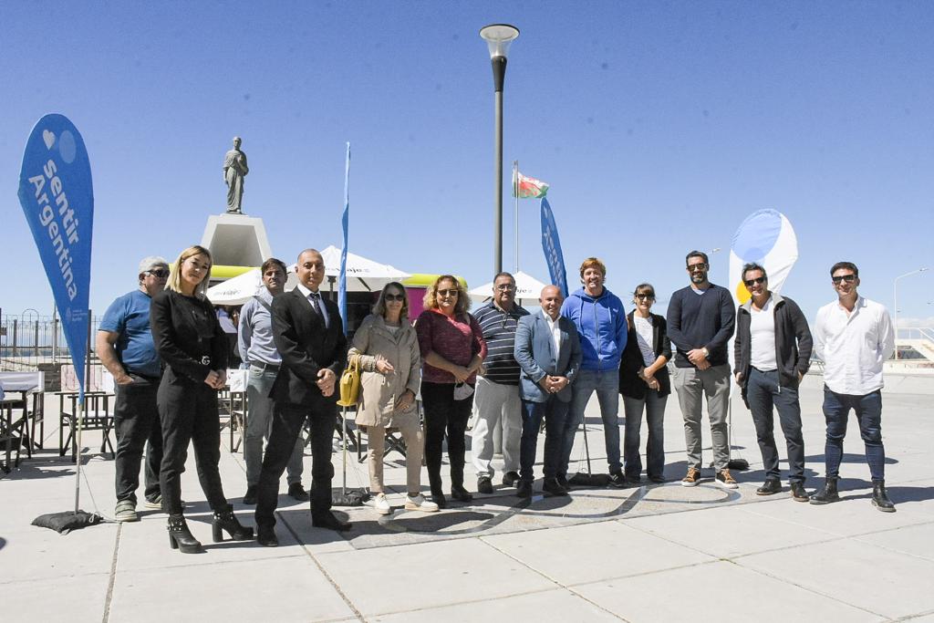 NACIÓN ELIGIÓ A PUERTO MADRYN PARA COLOCAR EL TRÁILER DEL PREVIAJE Y EL INTENDENTE DESTACÓ EL ALCANCE DEL PROGRAMA EN LA CIUDAD