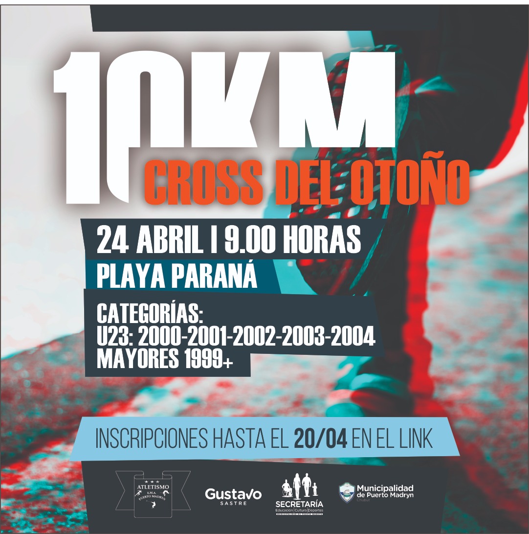 EL DOMINGO 24 SE REALIZA LA CARRERA “CROSS DEL OTOÑO” EN PLAYA PARANÁ