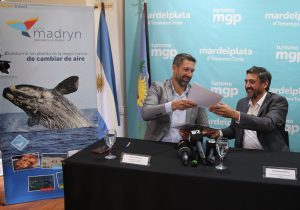 PUERTO MADRYN PARTICIPÓ DEL LANZAMIENTO DEL VUELO DE AEROLÍNEAS ARGENTINAS QUE UNIRÁ PENÍNSULA VALDÉS, BAHÍA BLANCA Y MAR DEL PLATA A PARTIR DE JULIO