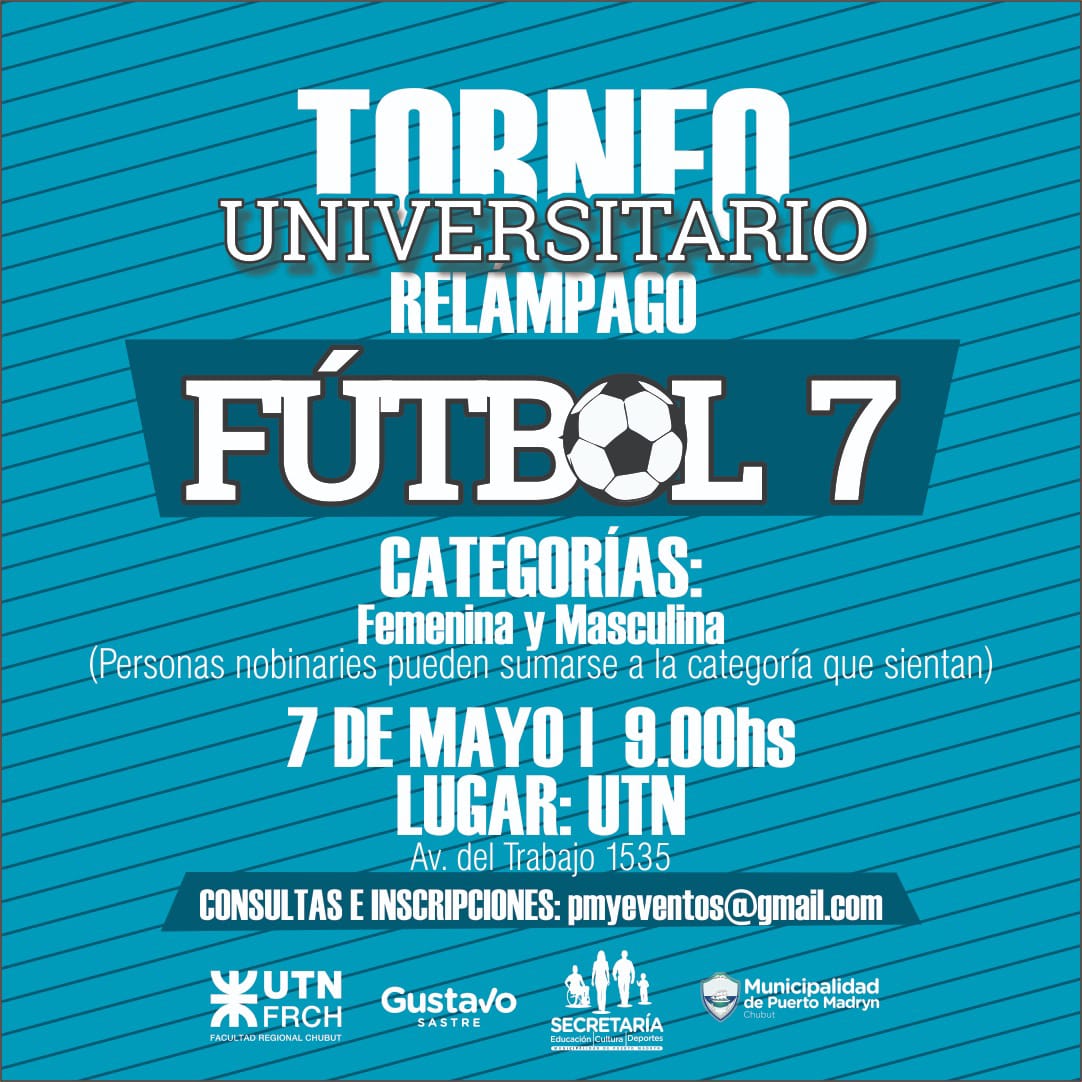 SE VIENE UN TORNEO DE FÚTBOL 7 UNIVERSITARIO