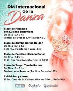 SUMATE A LA CELEBRACIÓN POR EL DÍA INTERNACIONAL DE LA DANZA