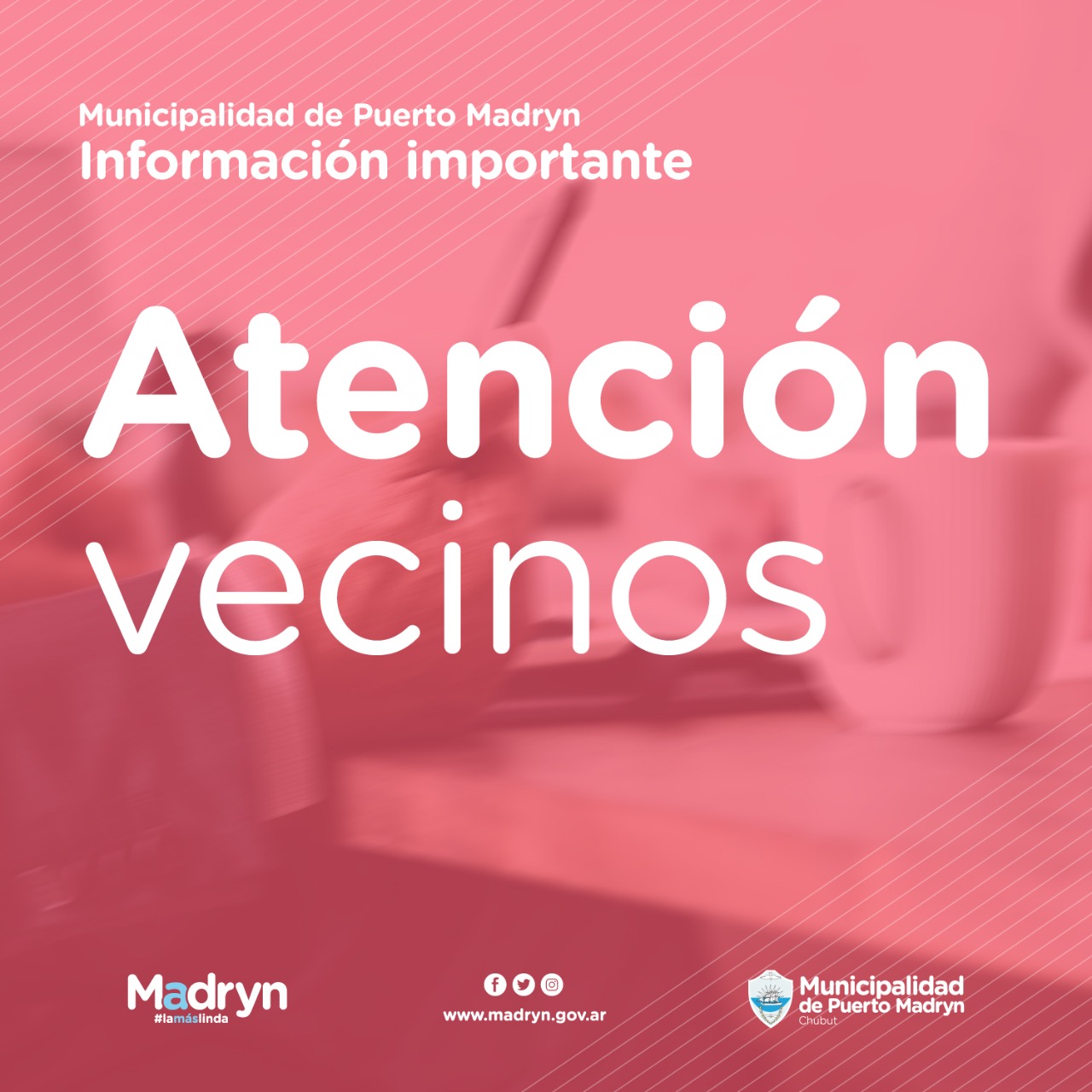 ATENCIÓN VECINOS DEL BARRIO PRESIDENTE PERÓN