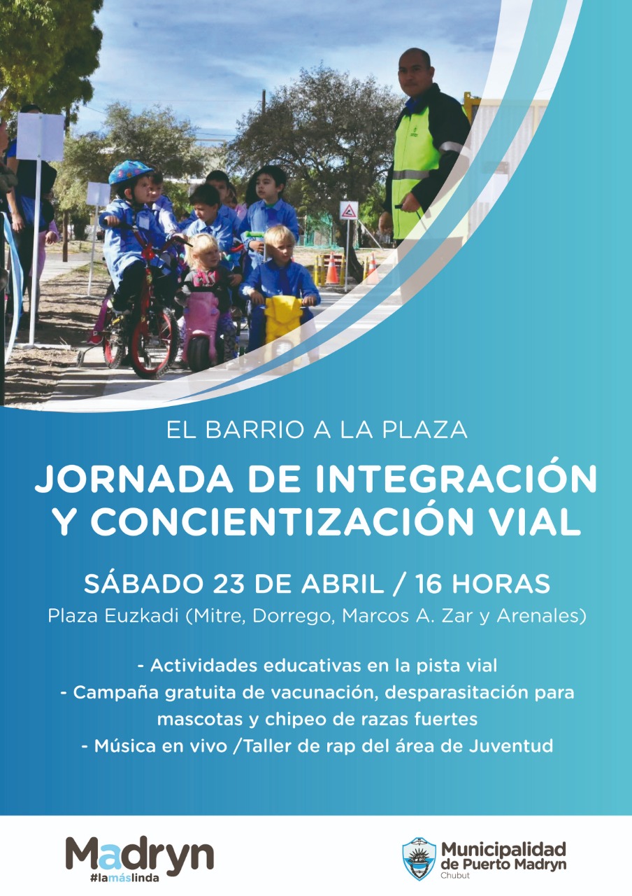 INVITAN A UNA JORNADA DE INTEGRACIÓN Y CONCIENTIZACIÓN VIAL