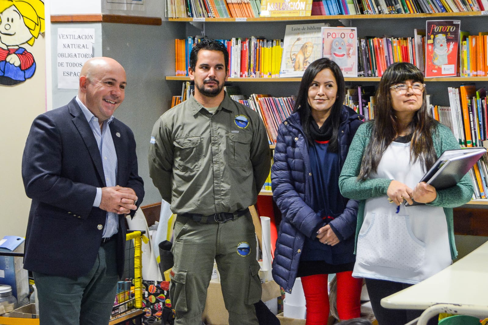 SASTRE ENCABEZÓ EL LANZAMIENTO DEL PROGRAMA “LOS CHICOS DE MADRYN RECIBEN A LAS BALLENAS” EN LA ESCUELA Nº 219 DEL BARRIO PUJOL