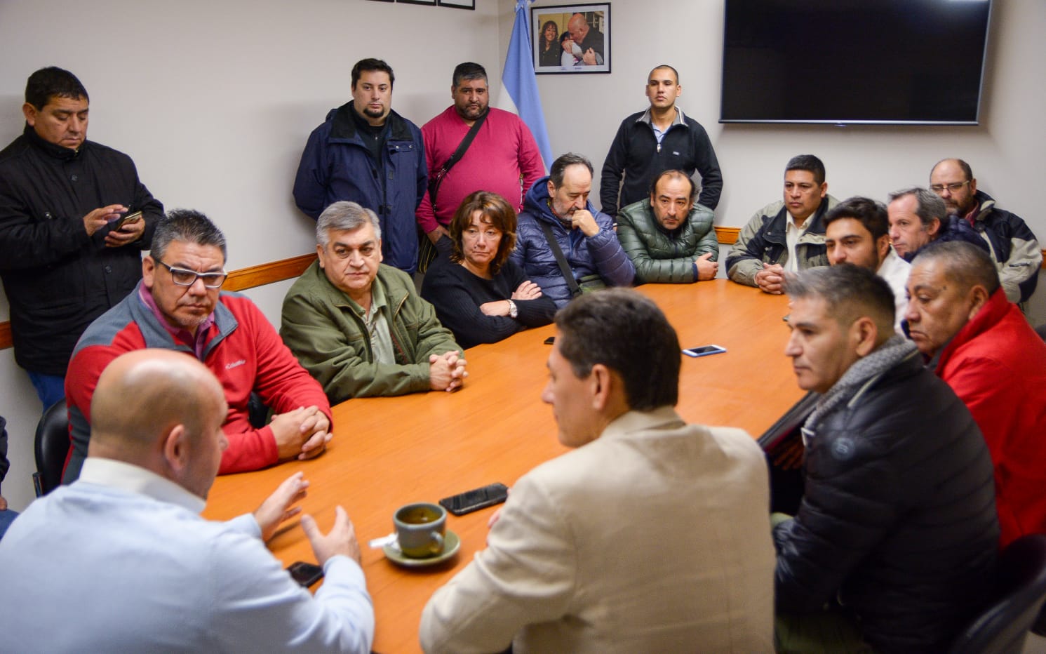 EL INTENDENTE RECIBIÓ A REPRESENTANTES DE DISTINTAS ASOCIACIONES SINDICALES PARA FORTALECER LAS ACCIONES ARTICULADAS DE CARA A LOS TRABAJADORES