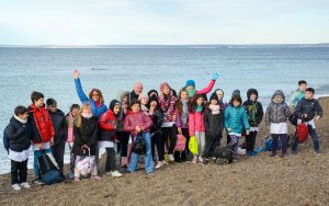 SASTRE ESTUVO EN EL CIERRE DEL PROGRAMA “LOS CHICOS DE MADRYN RECIBEN A LAS BALLENAS”, QUE ALCANZÓ A MÁS DE 2.000 NIÑOS