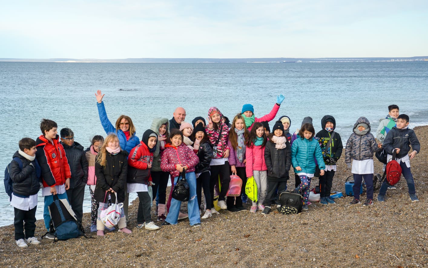 SASTRE ESTUVO EN EL CIERRE DEL PROGRAMA “LOS CHICOS DE MADRYN RECIBEN A LAS BALLENAS”, QUE ALCANZÓ A MÁS DE 2.000 NIÑOS